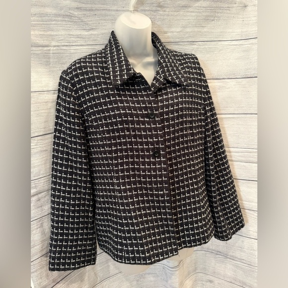 STYLE & CO Women's Black and White Jacket/size 12 - Picture 6 of 8